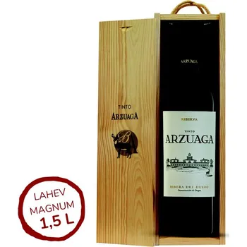 Víno Arzuaga Reserva Magnum suché červené 2021 14,5% 1,5 l (dřevěný box)