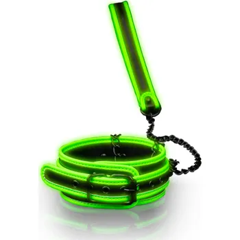 Ouch! Glow in the Dark Collar and Leash