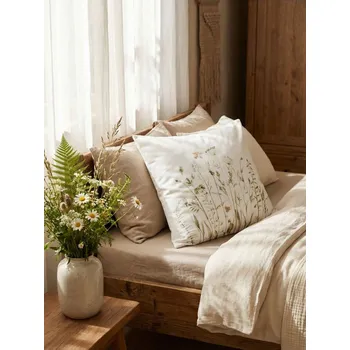 Povlak na polštářek Sinsay - Ozdobný povlak na polštář - krémová - 441CM-01X - 441CM-01X-ONE-2