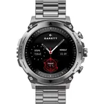 Chytré hodinky Garett Atom – stříbrná ocel