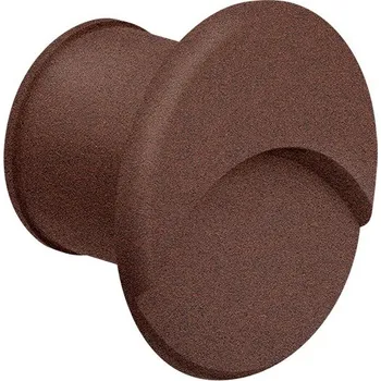 Venkovní osvětlení Linea Light LineaLight Envelope_R, hnědé zápustné svítidlo do stěny, 1W LED 2200K, Ø4cm, IP66