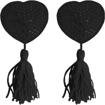 Dámské erotické body Ouch! by Shots Nipple Tassels Heart Shaped