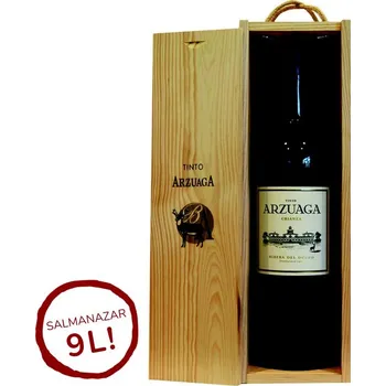 Víno Arzuaga Crianza Salmanazar suché červené 2021 14,5% 9 l (dřevěný box)