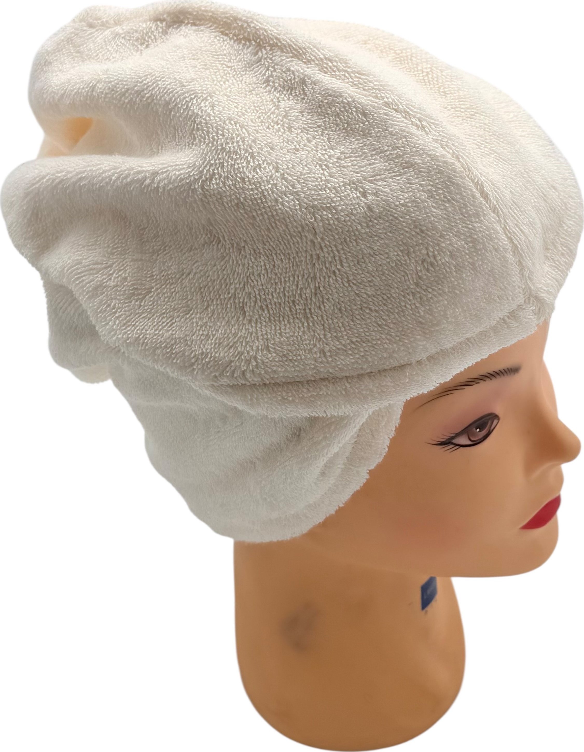 EVEI Turban do sauny krémový