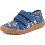 Chlapecké plátěné barefoot tenisky CANVAS BLUE ELECTRIC Froddo G1700440-5 - 25