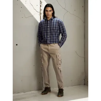 Pánské kalhoty Sinsay - Kalhoty cargo - béžová - 529HS-08X - 529HS-08X-38