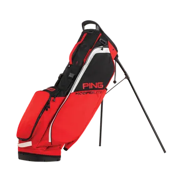 Sportovní taška Ping Hoofer Lite Stand Bag, Red/Black/White