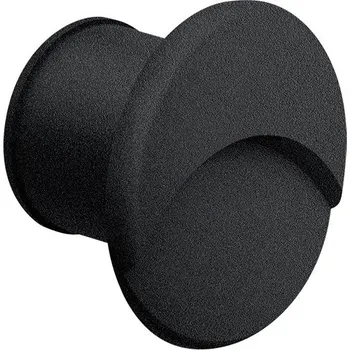 Venkovní osvětlení Linea Light LineaLight Envelope_R, černé zápustné svítidlo do stěny, 1W LED 2200K, Ø4cm, IP66