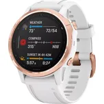 Garmin Fenix 6S Pro Sapphire Rose Gold with White Band