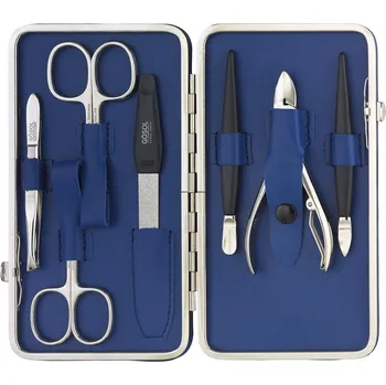 GÖSOL SOLINGEN dámská kožená manikúra MILANO 1609 modrá