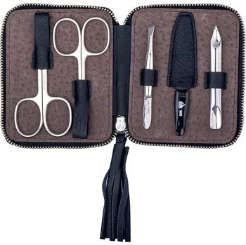 ERBE SOLINGEN Kožená sada na manikúru 9758 černá