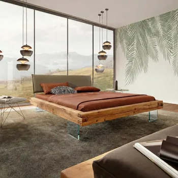 Postel GK Dřevěná postel z dubového masivu LEXIUS, 140x200 cm