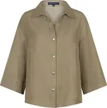 KHAKI HALENKA S KRÁTKÝM RUKÁVEM Red Button