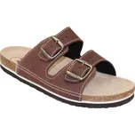 SANTÉ Pánské pantofle N/26/52/H/CP Hnědá v.43