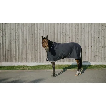 Deka pro koně Odpocovací deka Equitheme Drycool Standard Tmavě modrá 125 cm