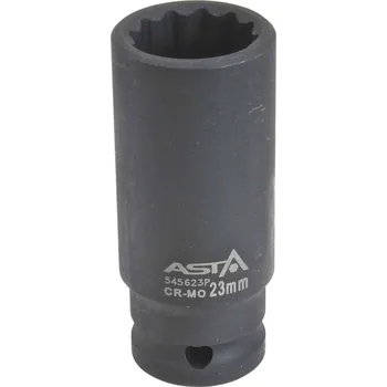 Gola hlavice Hlavice nástrčné úderové 1/2", 12hranné, prodloužené 78 mm, různé rozměry - ASTA Velikost: 23 mm