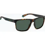 Pánské sluneční brýle Polaroid PLD 2157/S matte brown havana/green polarized