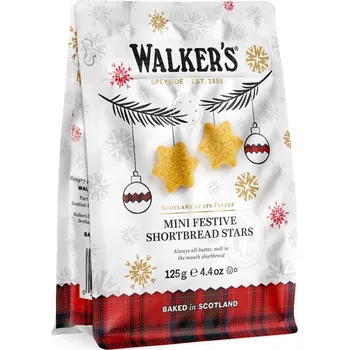 Walkers máslové hvězdičky, sáček 125g