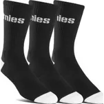 Pánské ponožky ETNIES Direct 2 Stencil Icon Sock 3-Pack Black, Velikost One Size