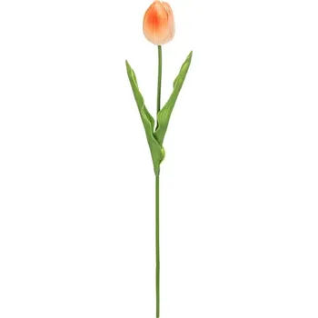 umělá květina Autronic Tulipán pěnový - umělý řezaný, barva lososová, sada 12 ks