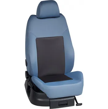 Potah sedadla Autopotahy Volkswagen TOURAN / TOURAN /2003-09.2010, Touran, KOMFORT > K0023 (K0023 / Světle modrý bok)