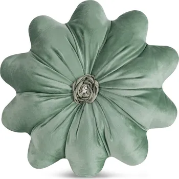 Dekorativní polštářek DEKORAČNÍ POLŠTÁŘ FLORES 5 Ø40 CM ŠALVIOVÁ