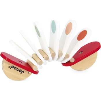 Hračka pro nejmenší Janod Confetti Hudební nástroj Klik-klak