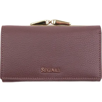 Peněženka Dámská kožená peněženka Segali 50523 Dark Taupe