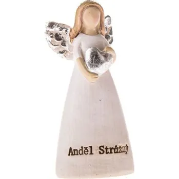 Casa de Engel Polyresinový anděl se srdcem "Anděl strážný" 24/384