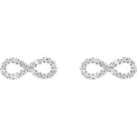 Nadčasové náušnice Nekonečno s kubickými zirkony Mirelle DW00401616 Daniel Wellington