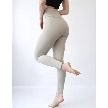 Dámské legíny Nádherné dámské OSHYO legíny béžové , VELIKOST M