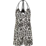 Dámský overal NORDBLANC NBSLD7806 ČERNOBÍLÁ 38