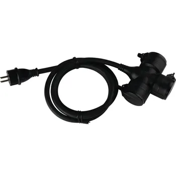 Elektrická zásuvka Rozvodná zásuvka Carbest Schuko s 1,5m připojovacím kabelem