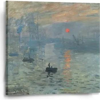 Obraz Sablio 52574648 Imprese 50 x 50 cm Claude Monet východ slunce