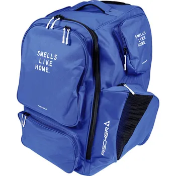 Hokejová taška na kolečkách Fischer Backpack Blue/White Junior
