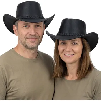 Klobouk Kožený klobouk (PU) - Scippis Velikost: 55 cm (S)