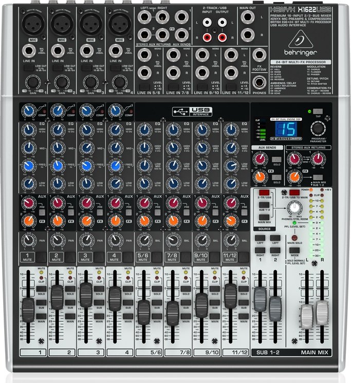 Behringer Xenyx X1622USB + prodloužená záruka 3 roky