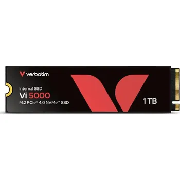 Interní pevný disk VERBATIM SSD Vi5000 Internal PCIe NVMe M.2 SSD 1TB , W 4500/ R 5000 MB/s