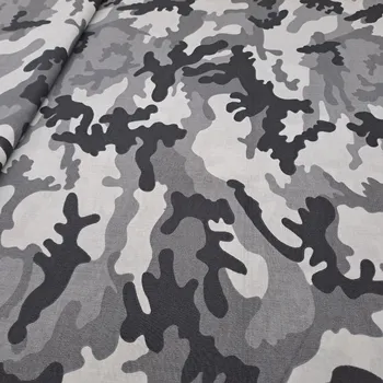 Pro útulný domov bavlněná látka MASKÁČ ŠEDÝ