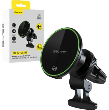 Držák do auta Blavec BHC-04B Qi2.2 25W Magnetic s bezdrátovým nabíjením (BHC04B-MAVIB) černý
