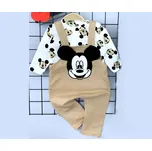 2 dílná souprava dětské triko a kalhoty s laclem Mickey Mouse 74/80 (9-12 m)