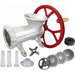 KingHoff Mlýnek na maso vel.32 KH-1432, 4 šajby, 3 plnící nástavce