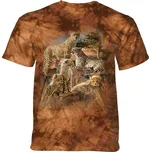 Tričko unisex The Mountain The Coalition Cheetah (gepardi) - hnědé, S