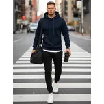 Pánská souprava DSTREET TMAVĚ MODRÁ/ČERNÁ XL