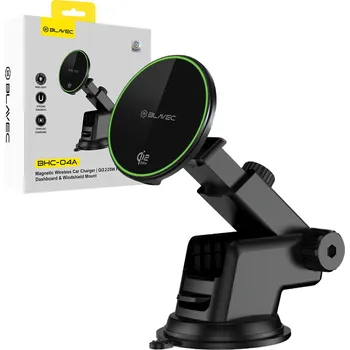 Držák do auta Blavec BHC-04A Qi2.2 25W Magnetic s bezdrátovým nabíjením (BHC04A-MWIB) černý