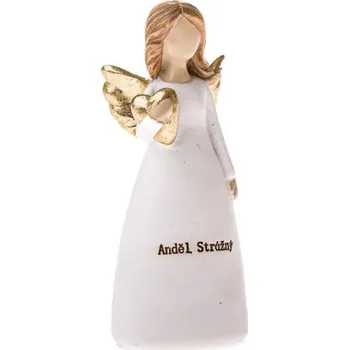 Casa de Engel Polyresinový anděl se srdcem "Anděl strážný" 12/192