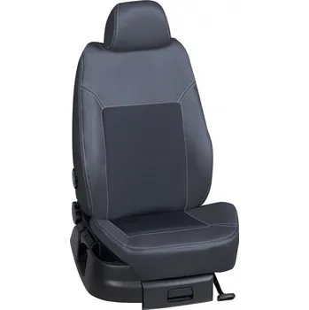 Potah sedadla Autopotahy Volkswagen TOURAN / TOURAN /10.2010-09.2015, Touran (5 míst), KOŽENKA > OR 0430 (OR 0430 / Tmavě šedý bok)