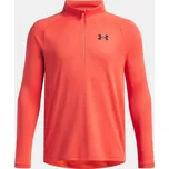 Chlapecká mikina UNDER ARMOUR TECH 2.0 1/2 ZIP 1363286-690 ČERVENÁ 152-158