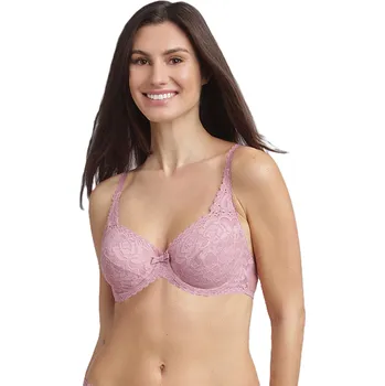 Podprsenka PLAYTEX FLOWER ELEGANCE RCS UNDERWIRE BRA - Dámská krajkovaná podprsenka s kosticí - PX000DC8 růžová 90 F