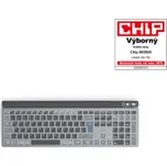 Hama bezdrátová Multi Device klávesnice WK-750, nabíjecí